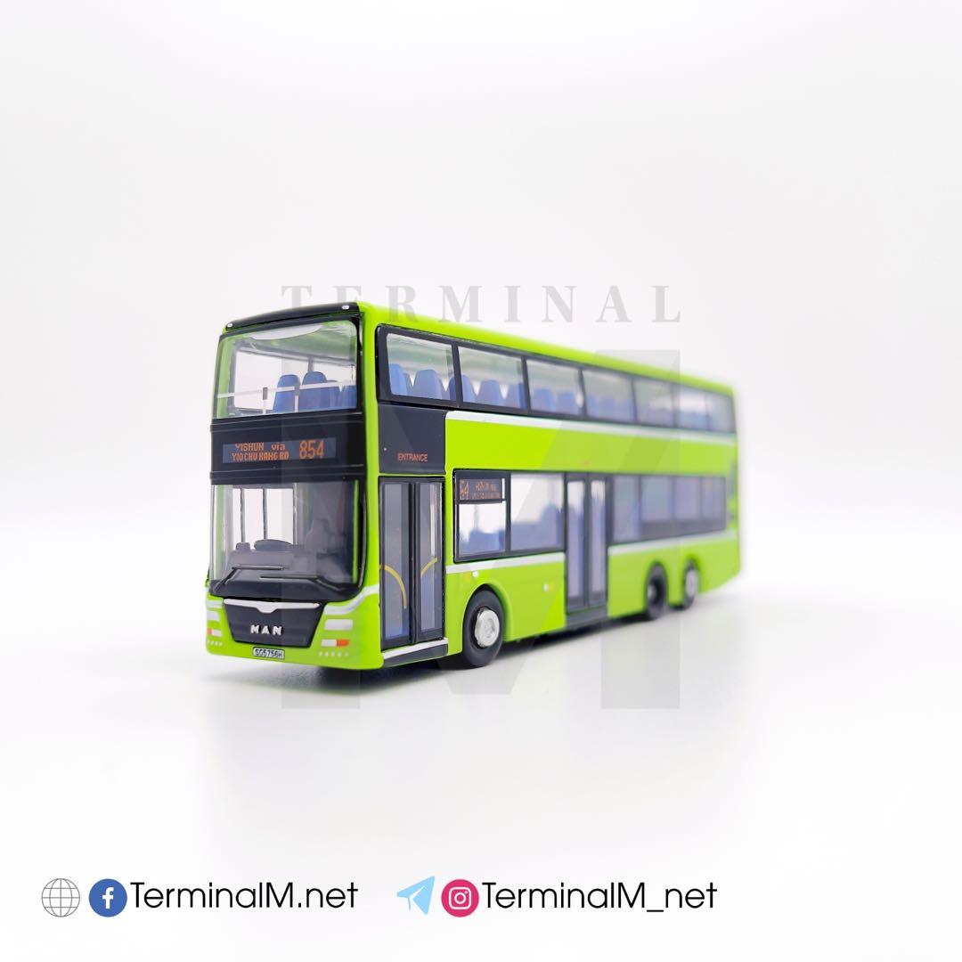 Tiny Singapore SG06 MAN A95 Euro Version 2 (Route 854) (SG BUS / LTA / SMRT  / (Not SBS Transit / Go Ahead / Tower Transit), Hobbies & Toys, Toys &  Games on Carousell