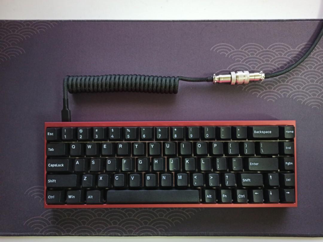 Tofu65 Burgundy Hotswap KBDfans Mechanical Keyboard, Computers & Tech
