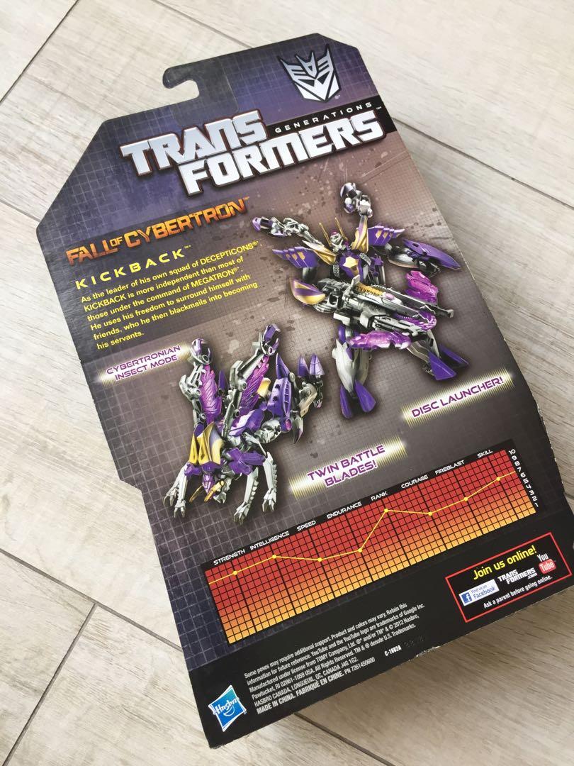Transformers Fall of Cybertron kickback, Hobbies & Toys, Toys & Games