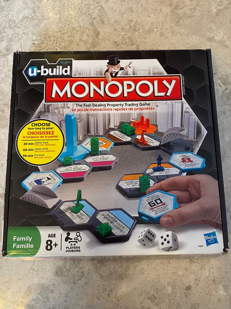 uBuild Monopoly, Hobbies & Toys, Toys & Games on Carousell