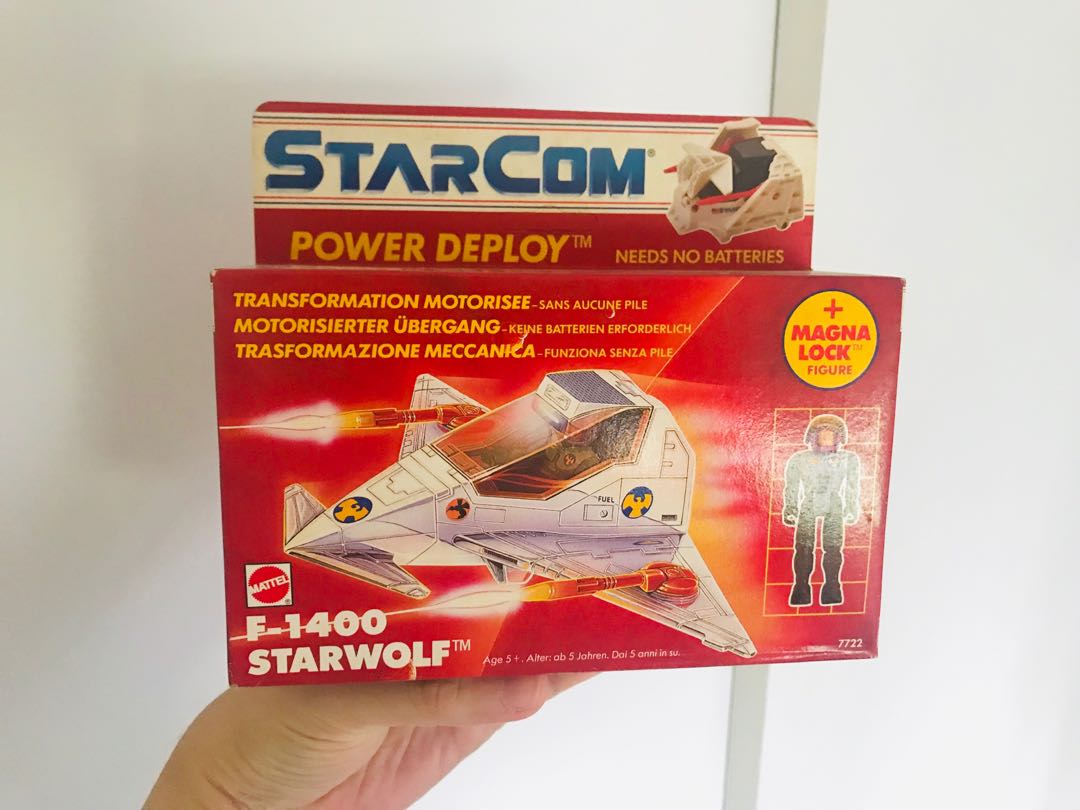 Ultra rare Mattel Starcom Starwolf euro box MINT, Hobbies & Toys ...