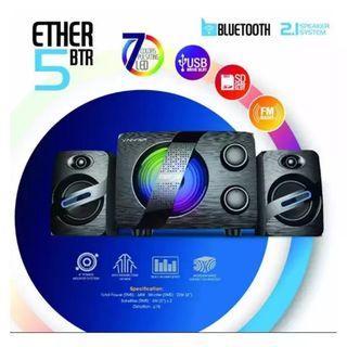 VINNFIER Ether 5BTR 2.1 Speaker with Built in Bluetooth, FM, SD Card and USB