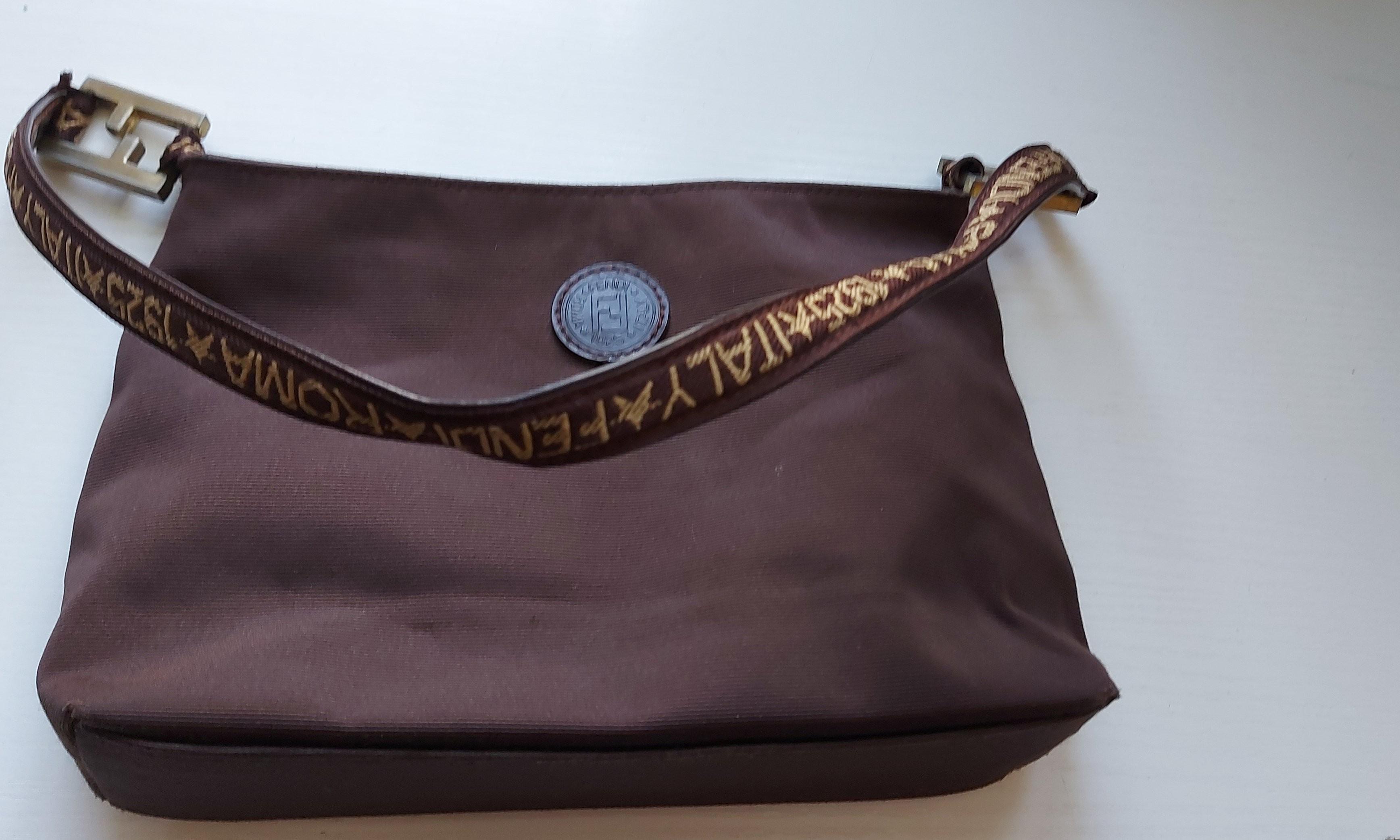 Fendi nylon shoulder bag sales