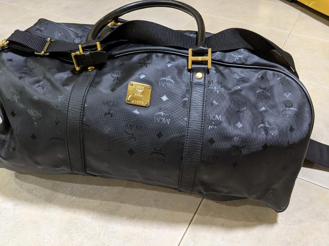 Vintage mcm duffle bag on sale
