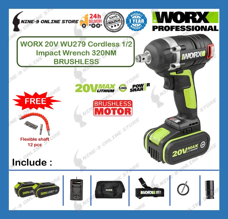 Worx hotsell wx 279