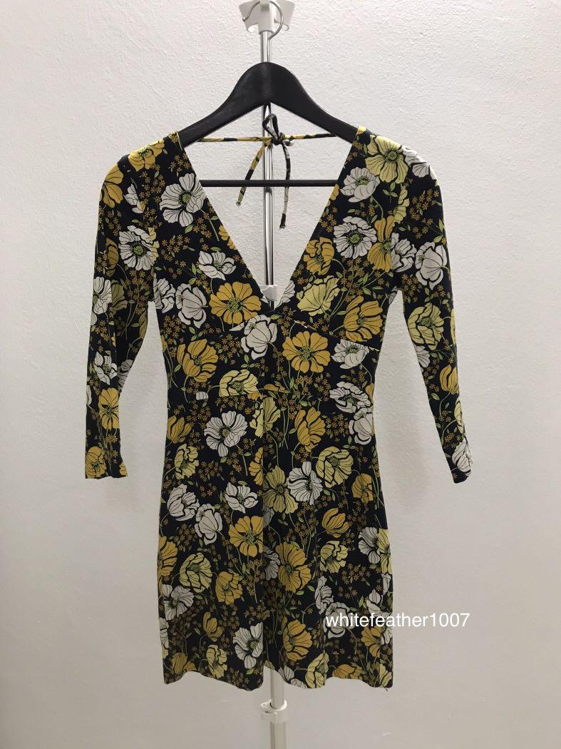 Zara Trafaluc Floral Dress