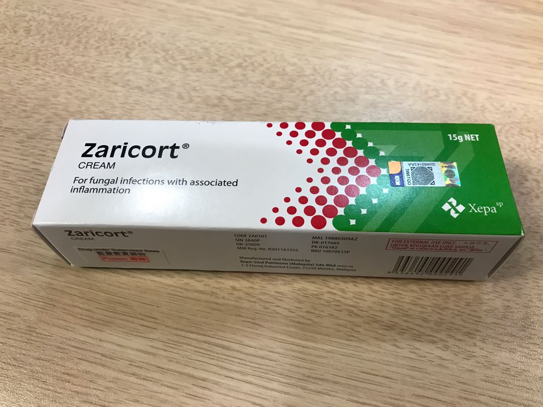 Zaricort Cream 15g 美容 化妝品 頭髮護理 沐浴 身體護理 沐浴及身體護理 身體護理 Carousell