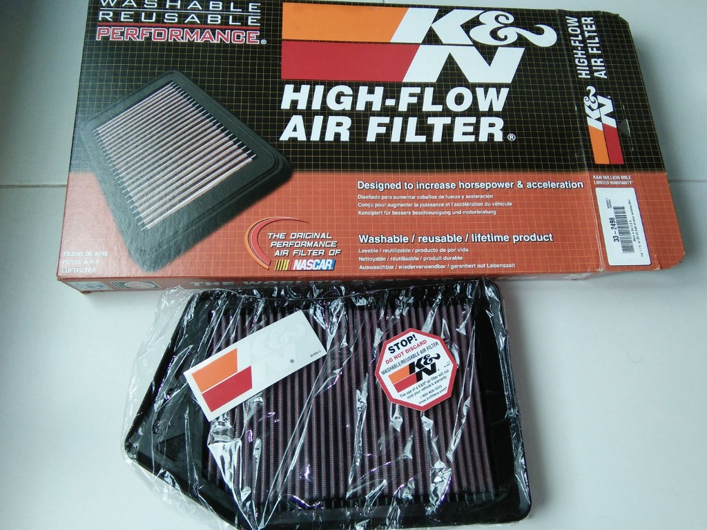 2013 2017 Honda Accord 2 4 K N Drop In Filter Auto Accessories On Carousell