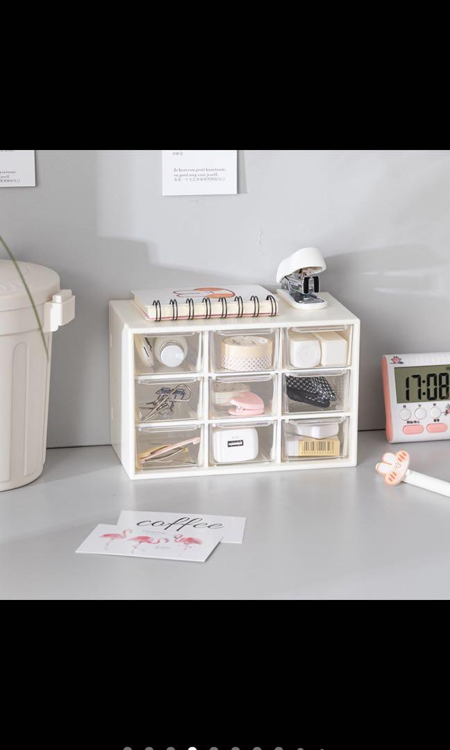 9 Grid Desktop Organizer (Category: Storage Boxes & Baskets) located in Taguig. Submitted by endlessbliss_ph (Listing ID 1067795648, Image 2). Description: Swipe left for exact measurements. FOR PRE-ORDER 5-12 days ETA, usually arrives earlier.