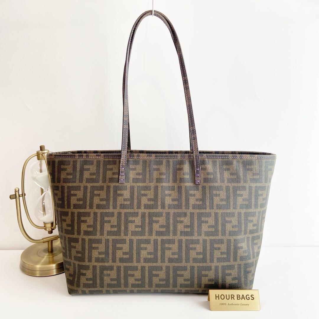 Fendi zucca canvas tote bag