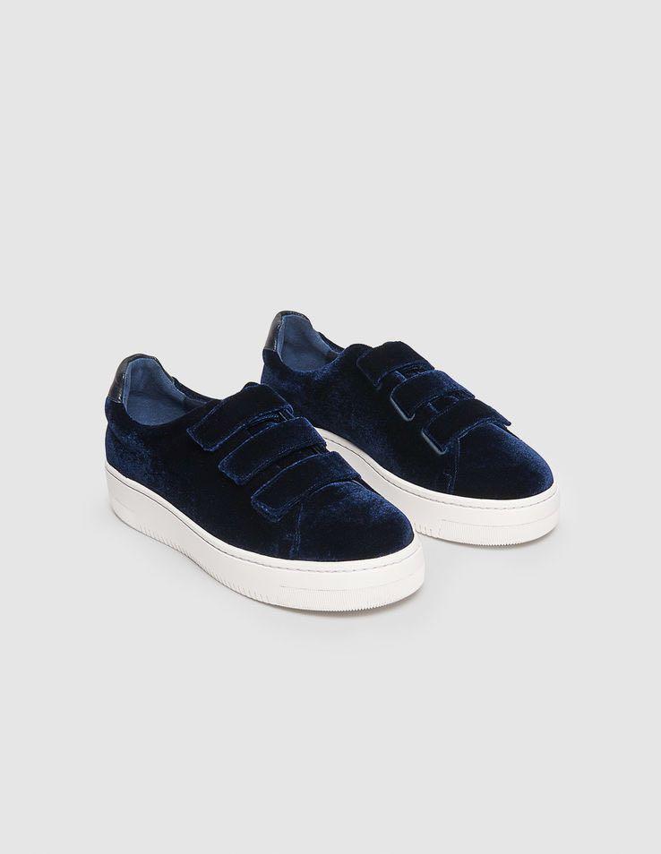 Sandro hotsell velvet sneakers