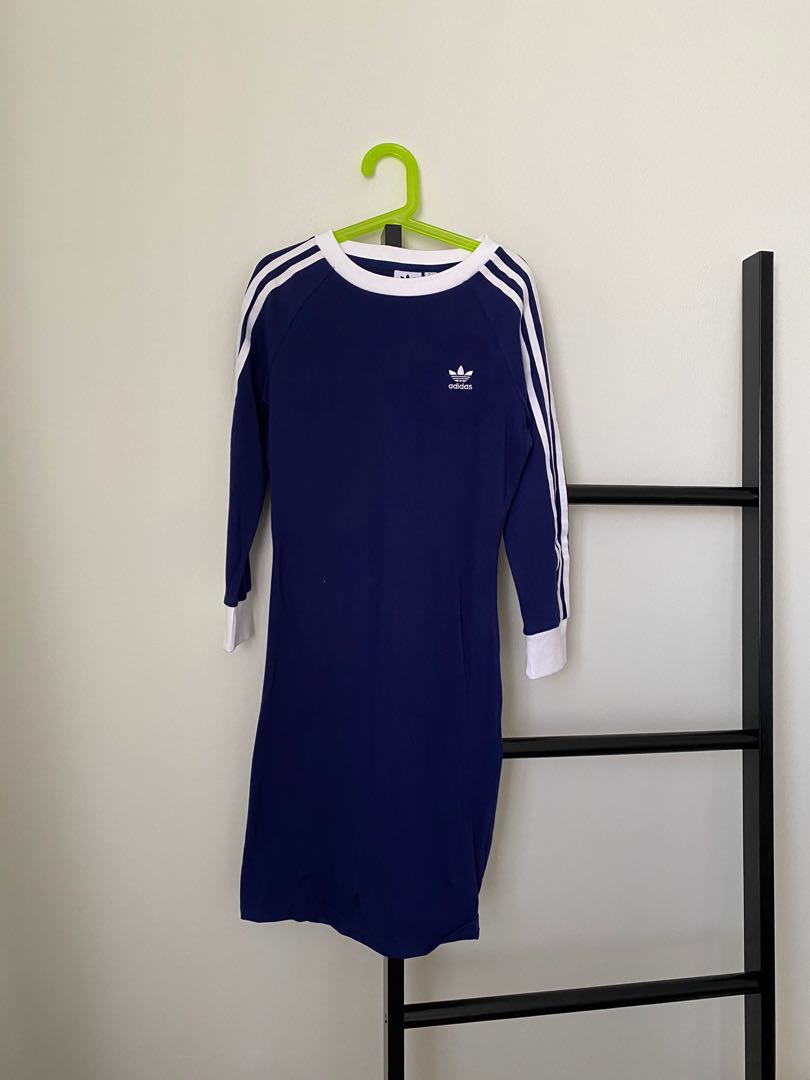 blue adidas dress
