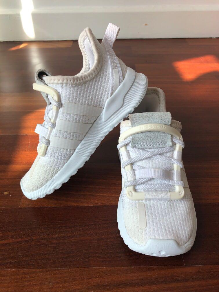 adidas white sneakers kids