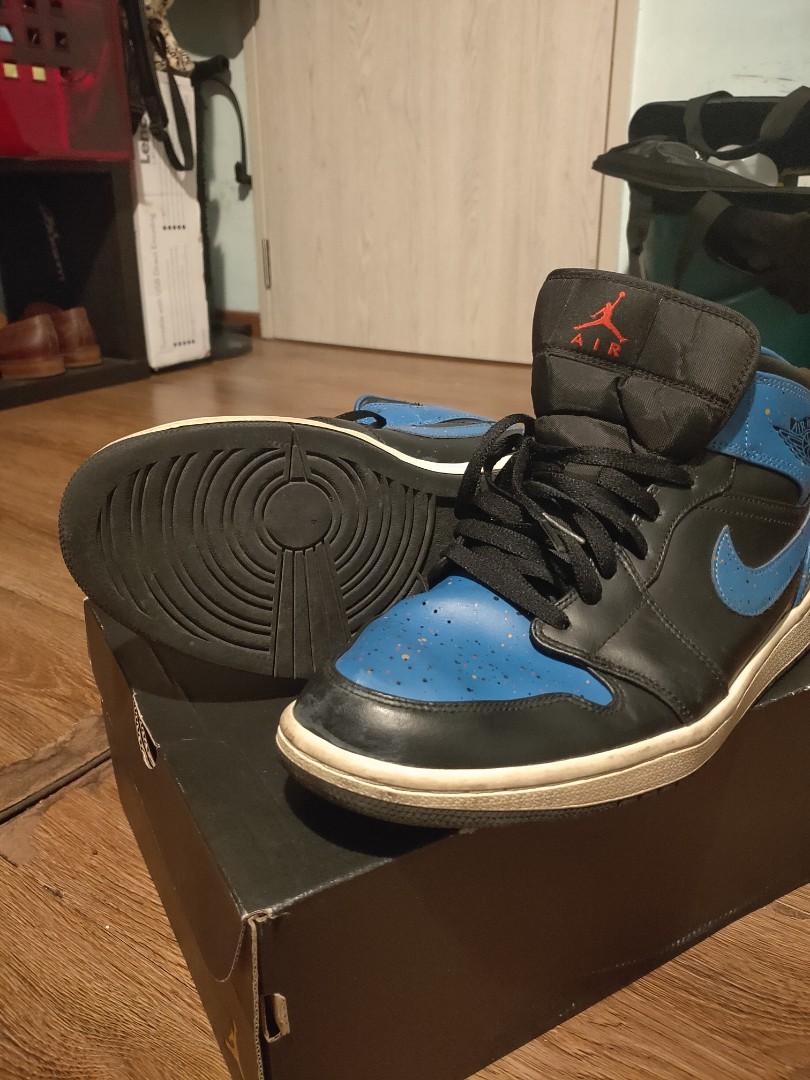 Air jordan 1 discount mid royal splatter