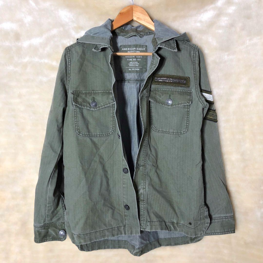 American eagle military deals jacket womens