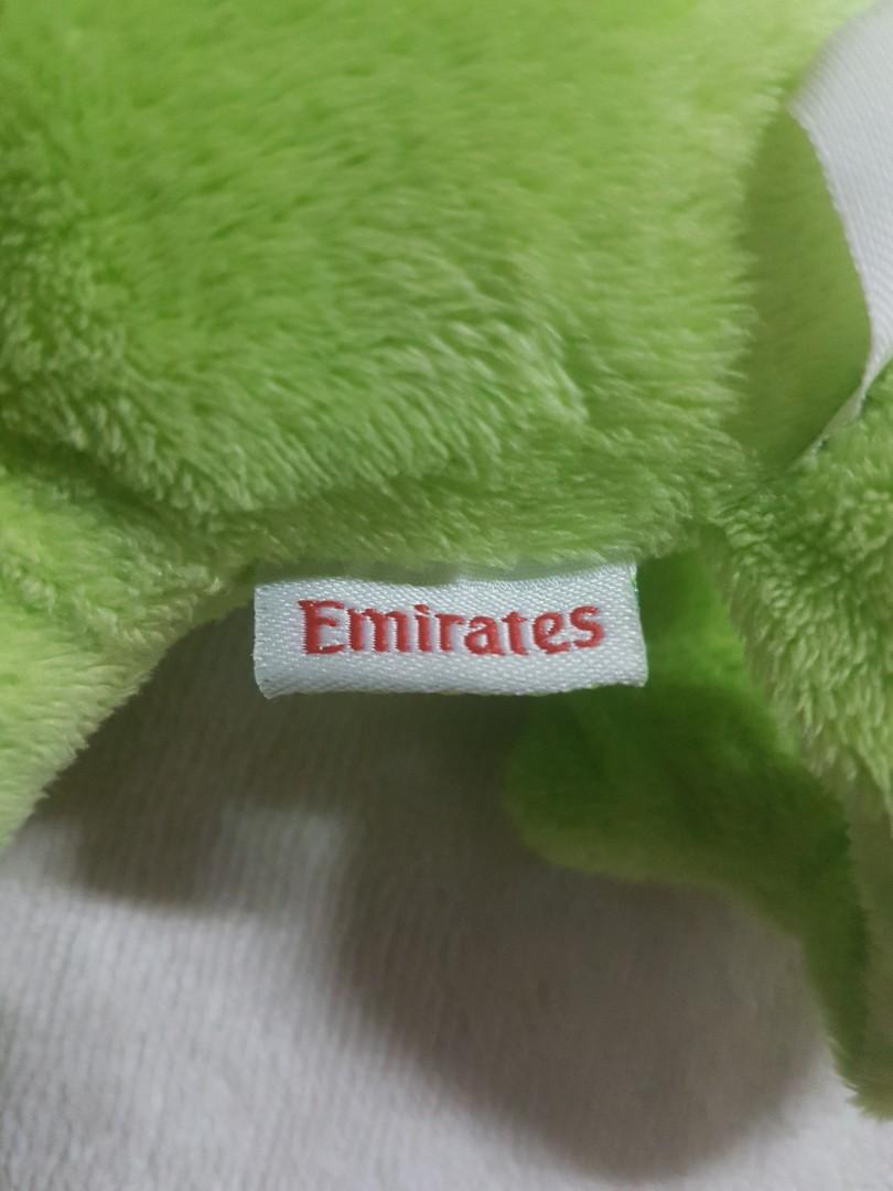 Authentic Emirates Green Baby Monster Plush Soft Toy, Hobbies & Toys, Collectibles & Memorabilia