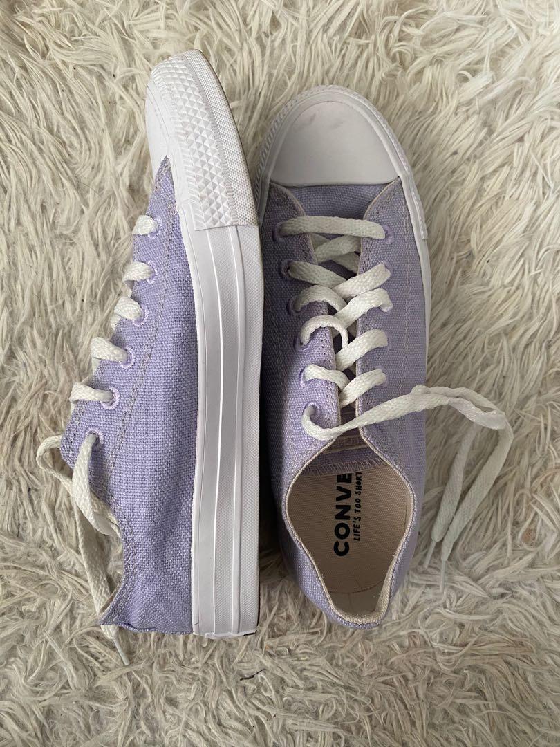 Pastel purple converse shop