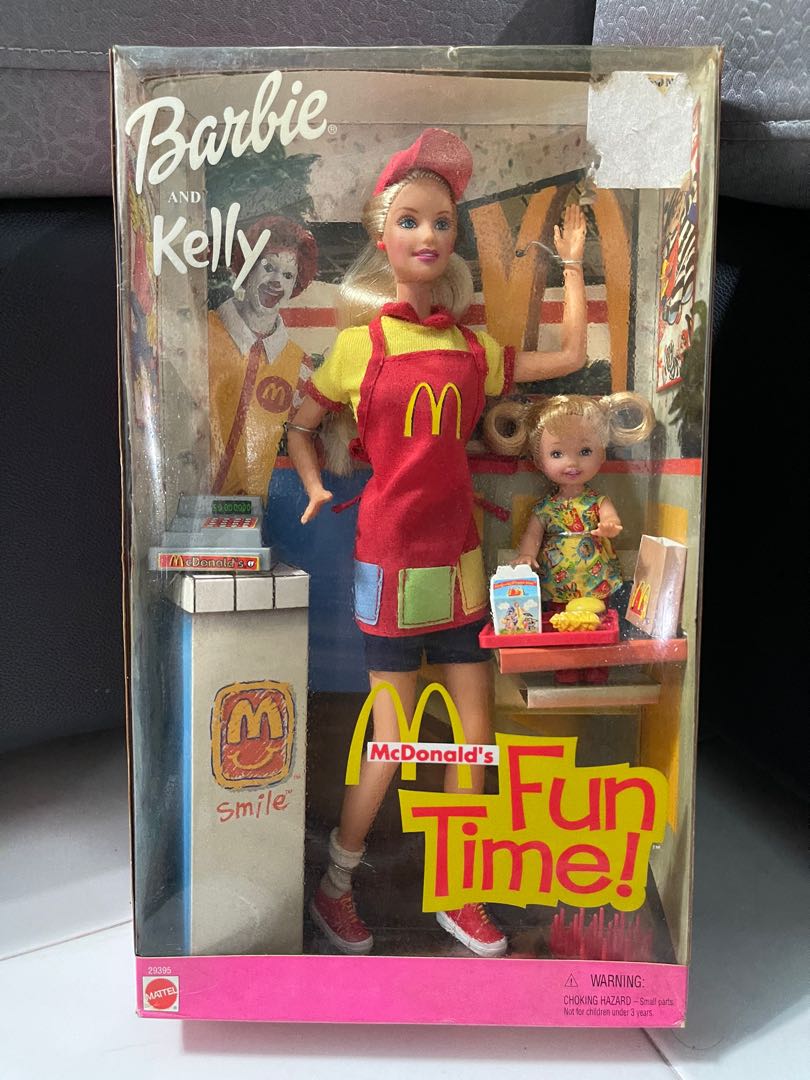 Barbie and kelly mcdonald's fun time top