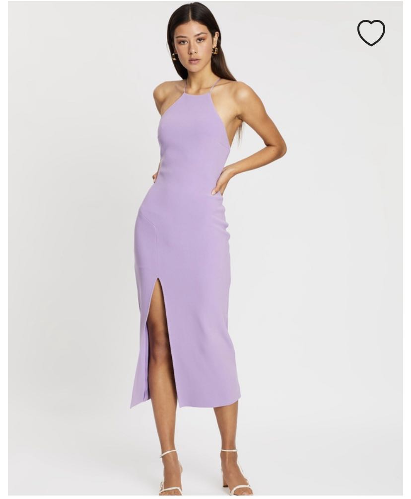 Purple bec and bridge dress clearance