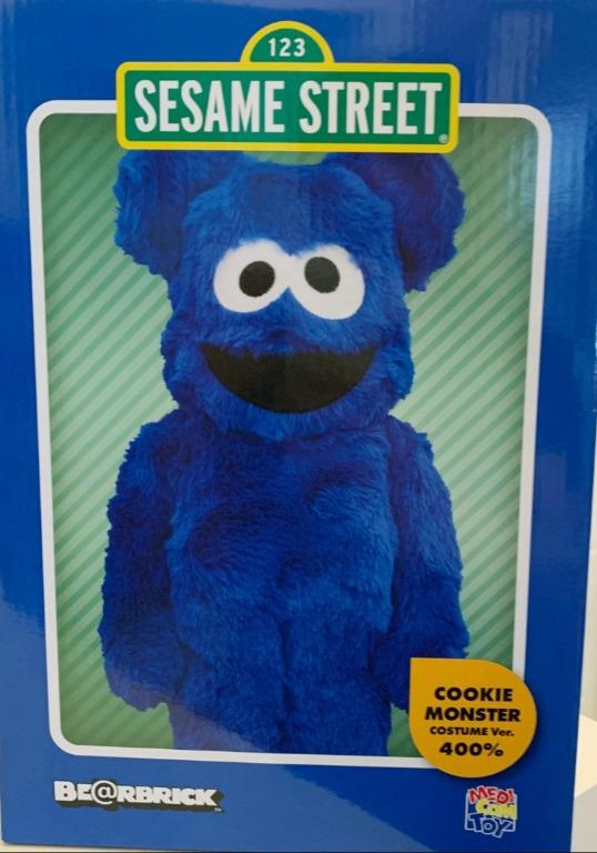 BE@RBRICK COOKIE MONSTER Costume Ver. 400％, 興趣及遊戲, 玩具