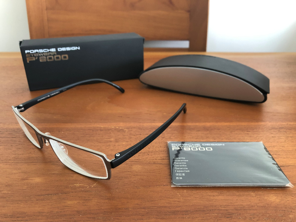 BNIB Porsche Design titanium glasses frames P8145 D 140 P8000 as