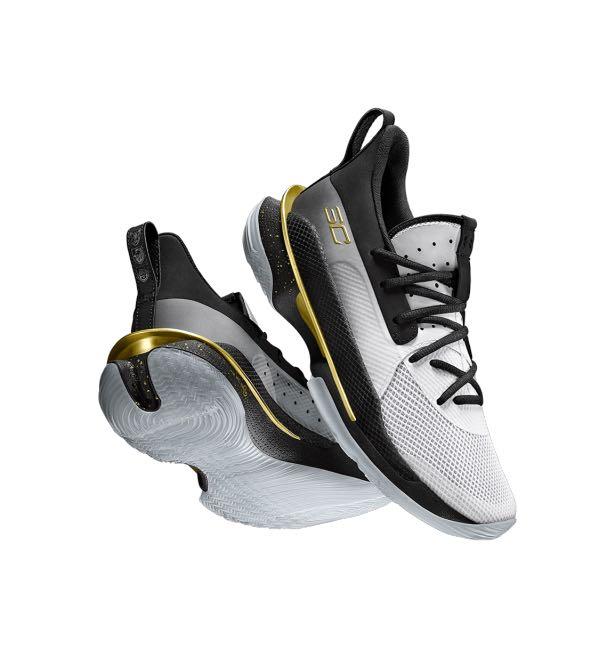 curry 7 white and black
