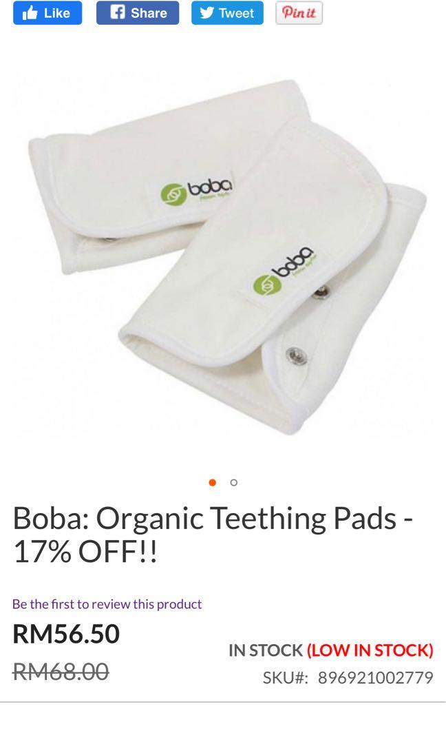 Boba sales teething pads