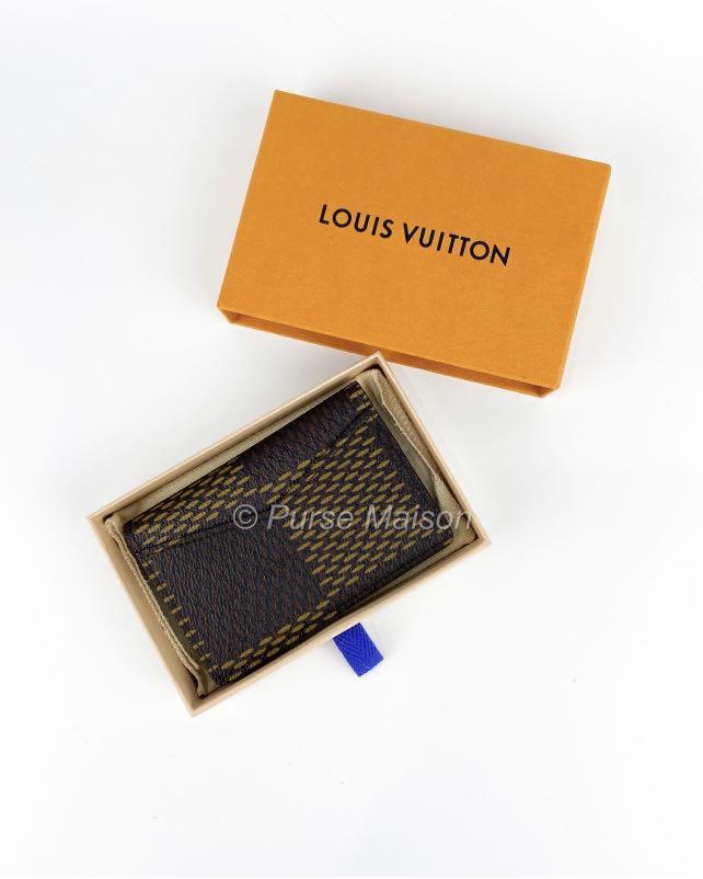 Louis Vuitton Black Pocket Organizer x Nigo 2 Denim Heart Wallet