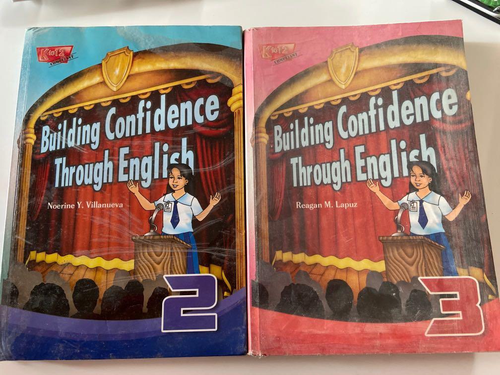Building confidence through english (Category: Textbooks) located in Manila. Submitted by brn_vanity.com (Listing ID 1067765108, Image 1). Description: - 230 each - still in good condition - some books are plastic wrapped and some are not - with minimal writings and highlights DM FOR MORE INQUIRES AND PICTURES.