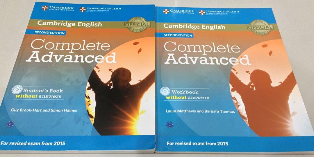 DELIVERY*,　Book　on　Advanced　Books　*FREE　Cambridge　Toys,　English　Textbooks　Workbook　Complete　Student　Carousell　Hobbies　Magazines,