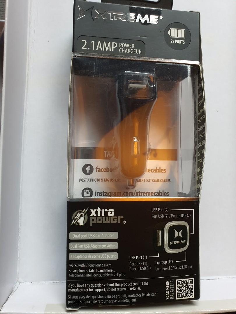 Car charger usb ports (Category: Chargers) located in Pasig City. Submitted by ocmom (Listing ID 1067918502, Image 2). Description: 2.1 Amp dual port double ports brand new sealed power charger.