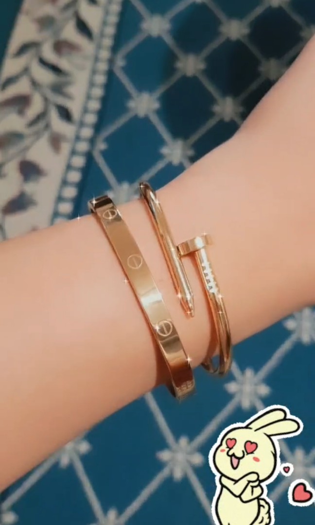 CARTIER LOVE NAIL BANGLE Women s Fashion Jewelry Organizers