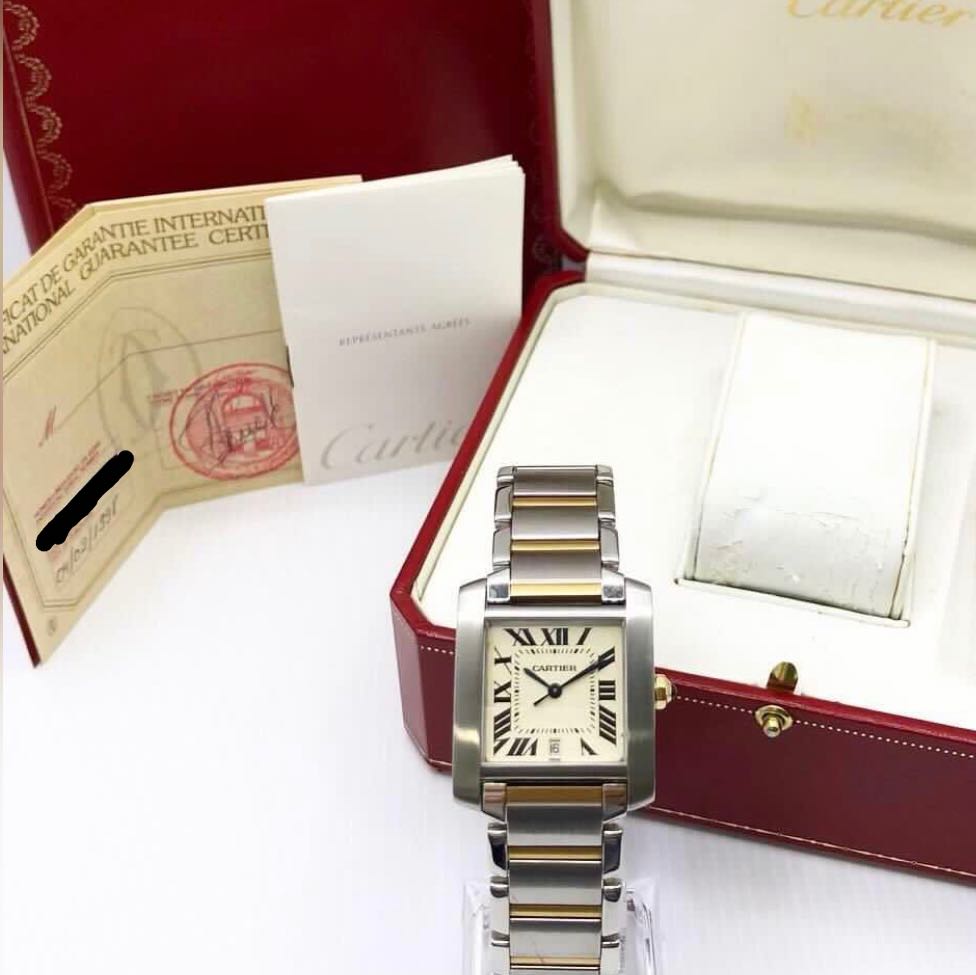Cartier tank francaise automatic store