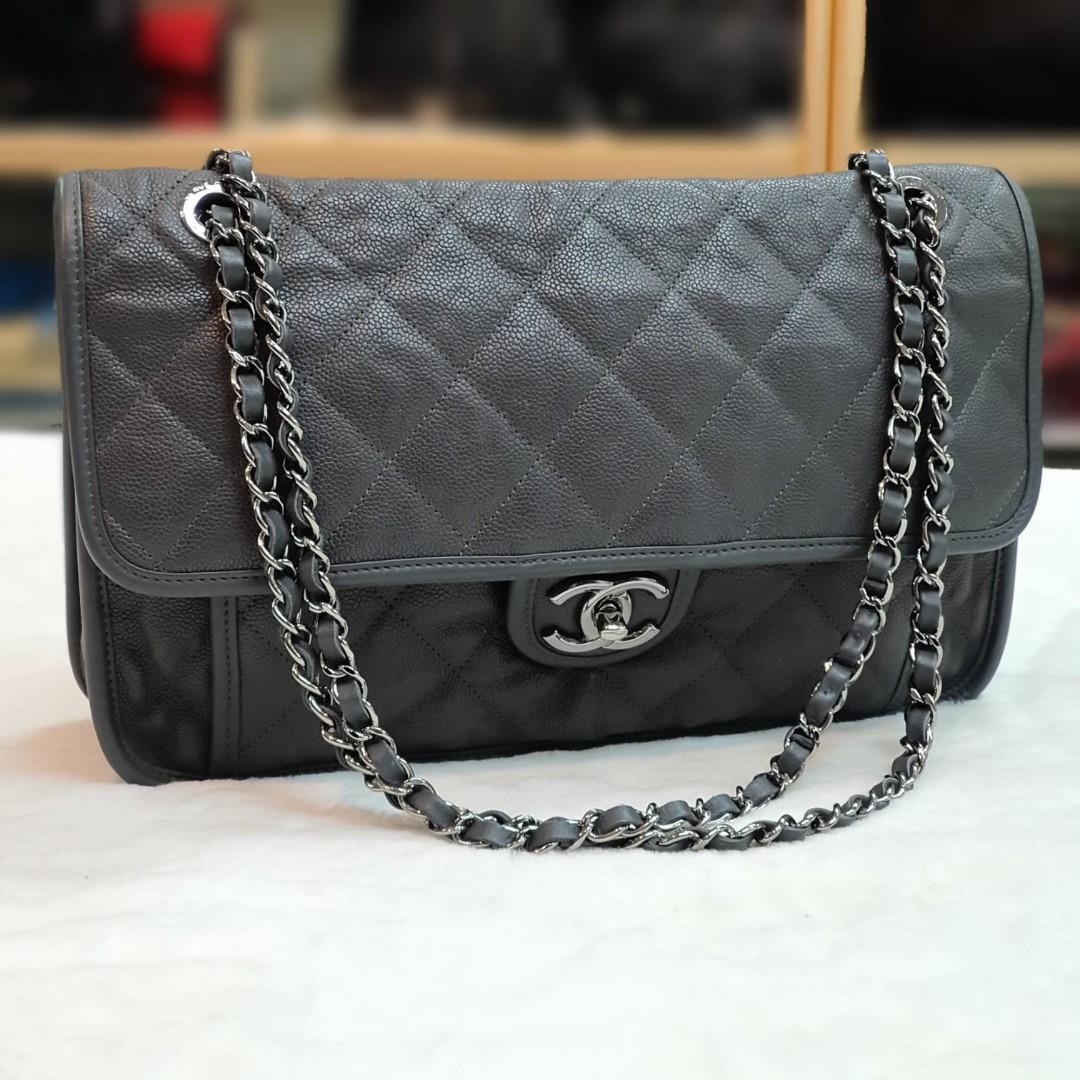 Authentic Chanel Large Shopping Tote Bag With SHW {{ Only For Sale