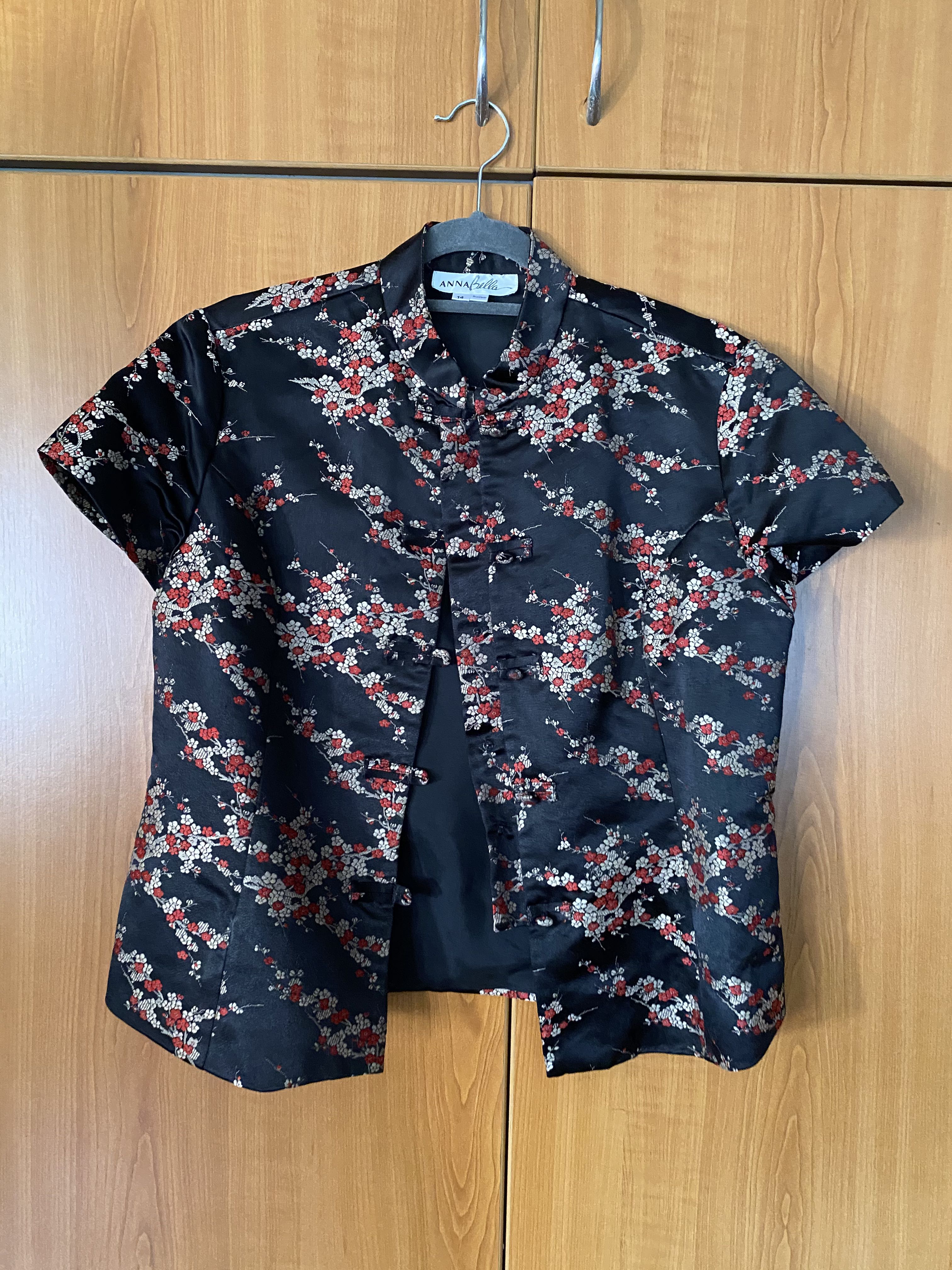 Cheong Sam Top, Women's Fashion, Tops, Blouses on Carousell