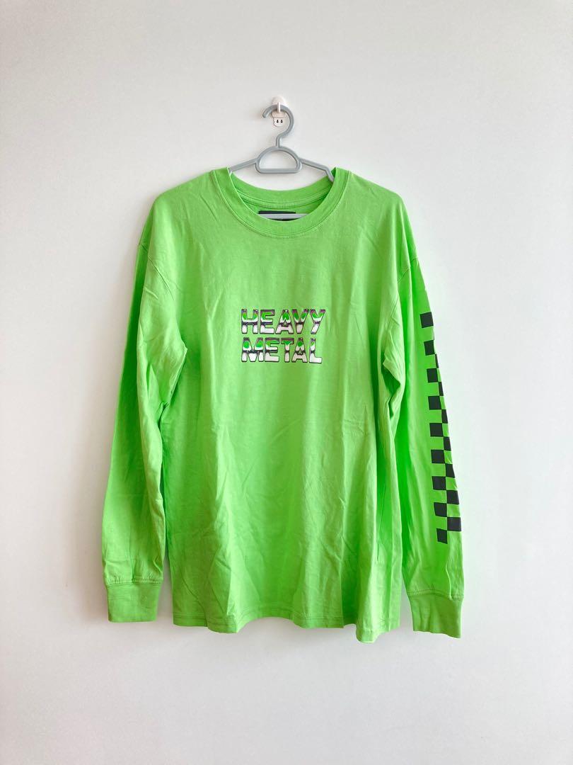 Neon Green Long Sleeve T-Shirt 