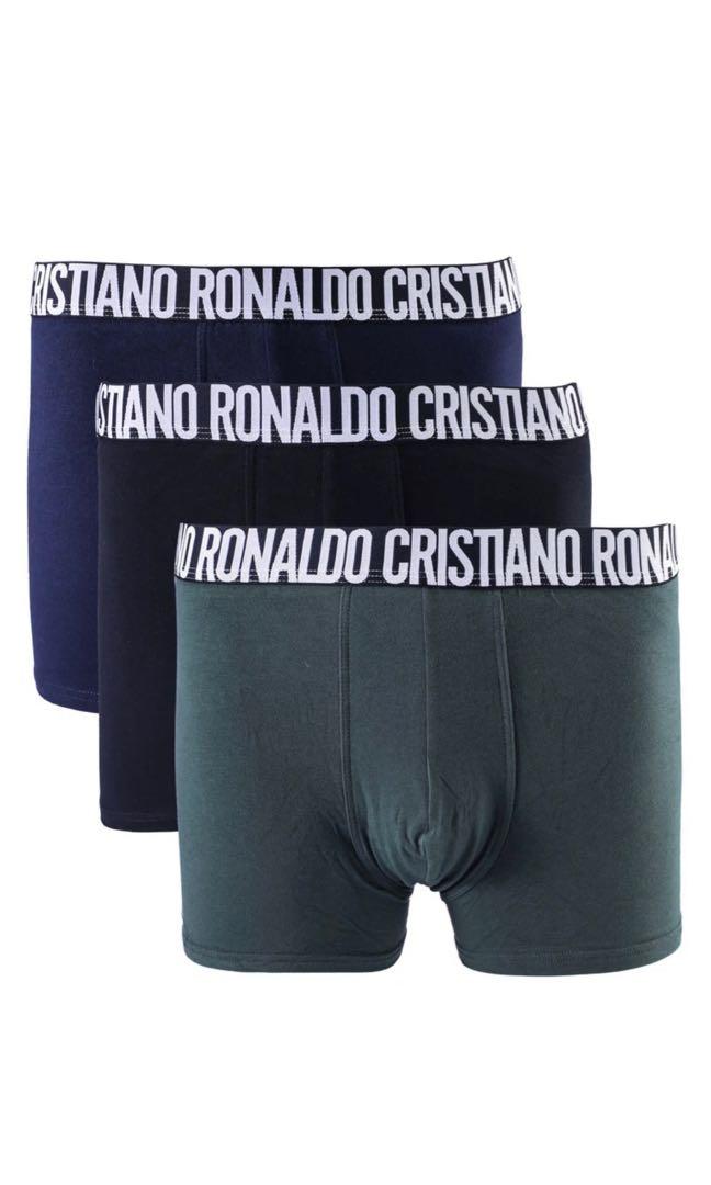 CR7 Cristiano Ronaldo 3 Pack Black Trunks