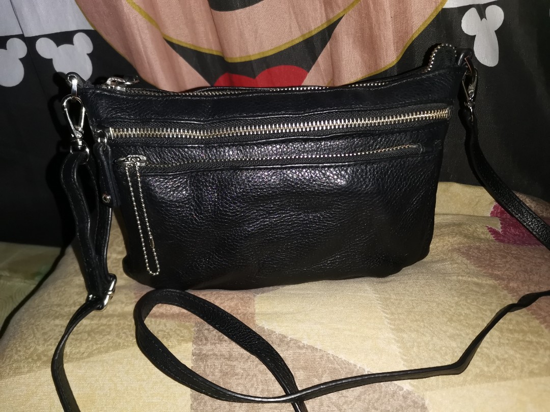 danier genuine leather sling bag Women s Fashion Bags Wallets Cross body Bags on Carousell