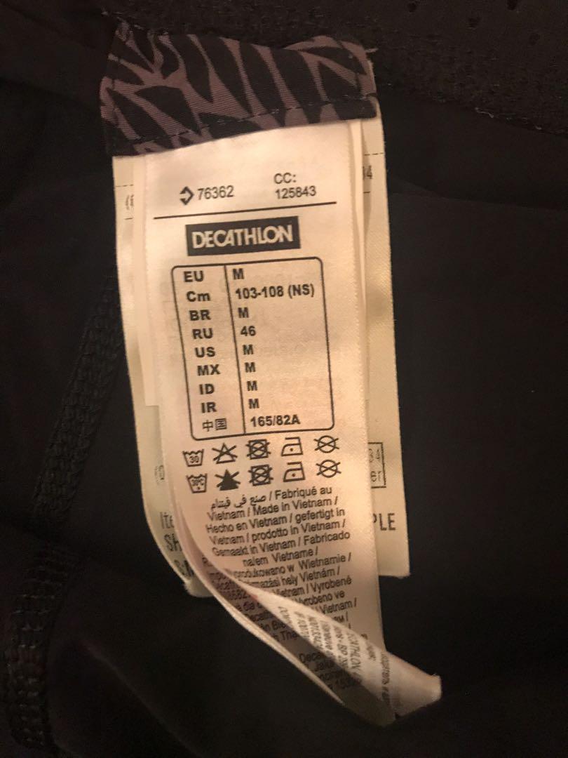 Decathlon Sports Shorts (Category: Activewear) located in Muntinlupa City. Submitted by natange (Listing ID 1067957639, Image 2). Description: never worn, washed once rfs: too big .
