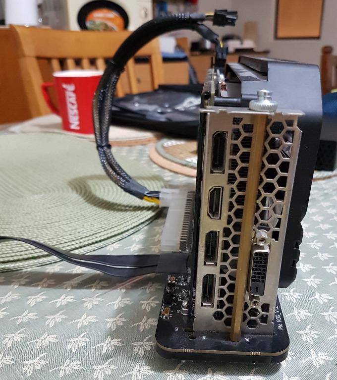 eGPU External GPU Set (Graphics Card GTX 1060, GPU Dock & Power Supply