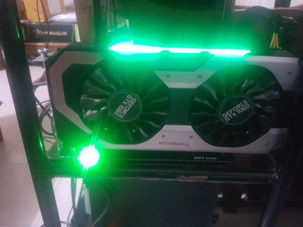 eGPU External GPU Set (Graphics Card GTX 1060, GPU Dock & Power Supply