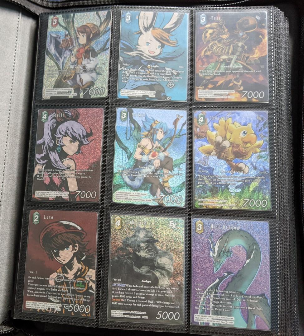 Final Fantasy Trading Card Game (FFTCG) Opus 1 to Opus 12 Collection