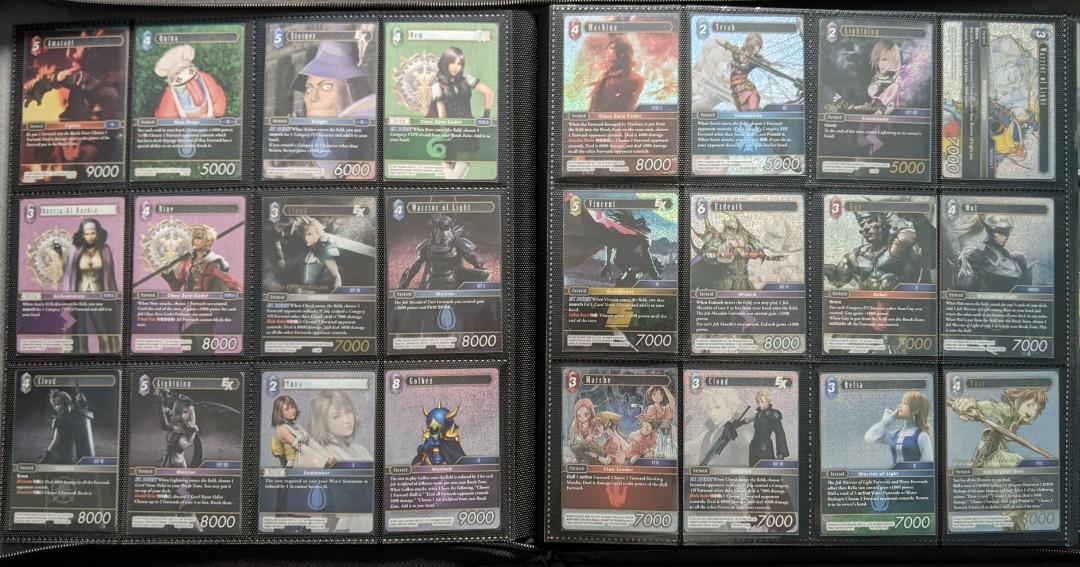 Final Fantasy Trading Card Game (FFTCG) Opus 1 to Opus 12 Collection