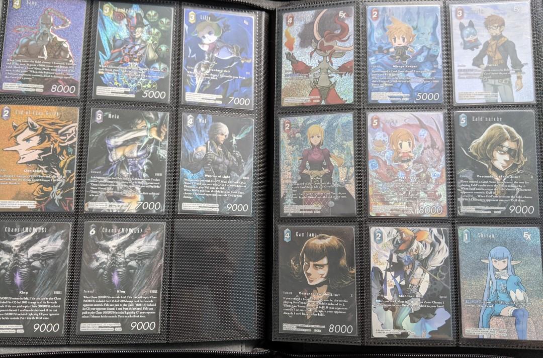 Final Fantasy Trading Card Game (FFTCG) Opus 1 to Opus 12 Collection