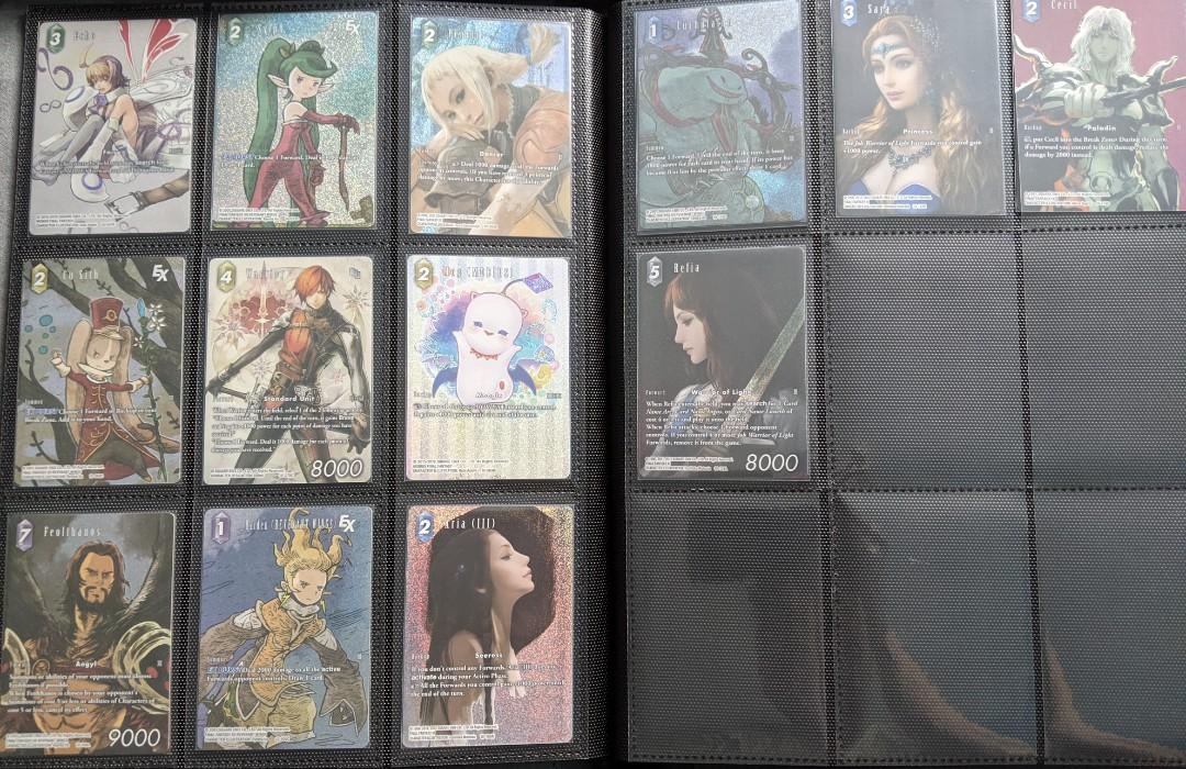 Final Fantasy Trading Card Game (FFTCG) Opus 1 to Opus 12 Collection