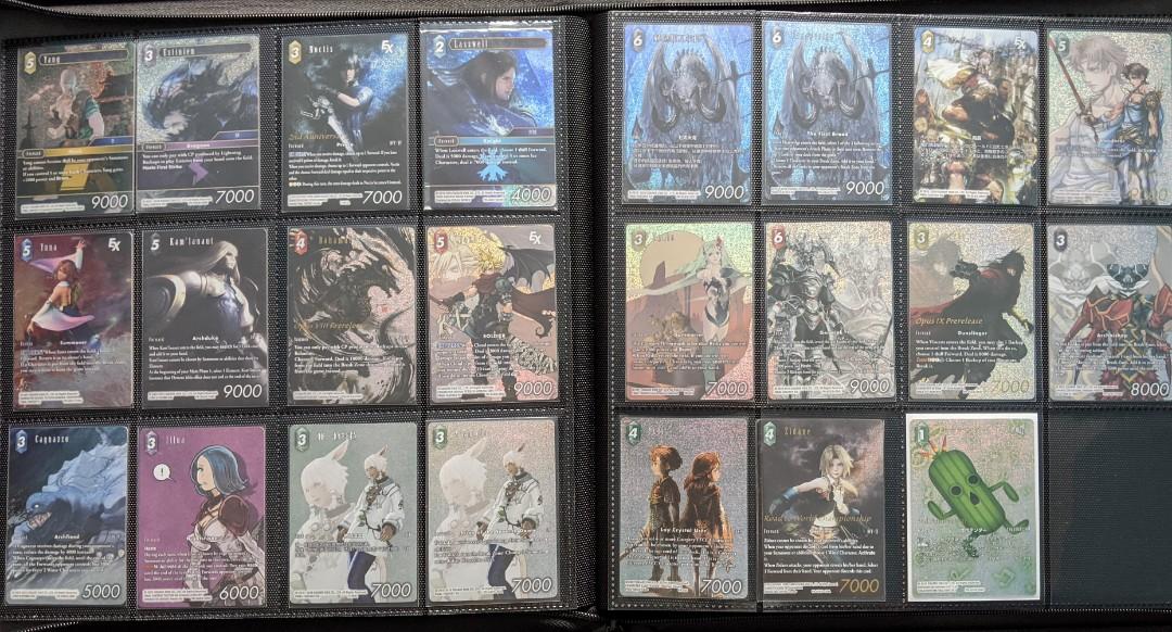 Final Fantasy Trading Card Game (FFTCG) Opus 1 to Opus 12 Collection
