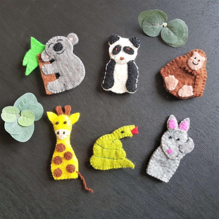 Finger Puppet Wild Animals/ Woodland Animals/ Nursery Rhymes/ Farm