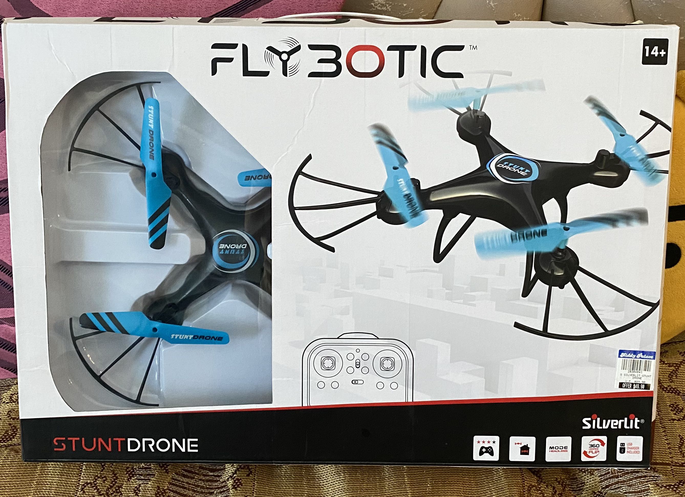 Flybotic Stunt Drone (Bought from Kiddy Palace), Photography, Drones on  Carousell