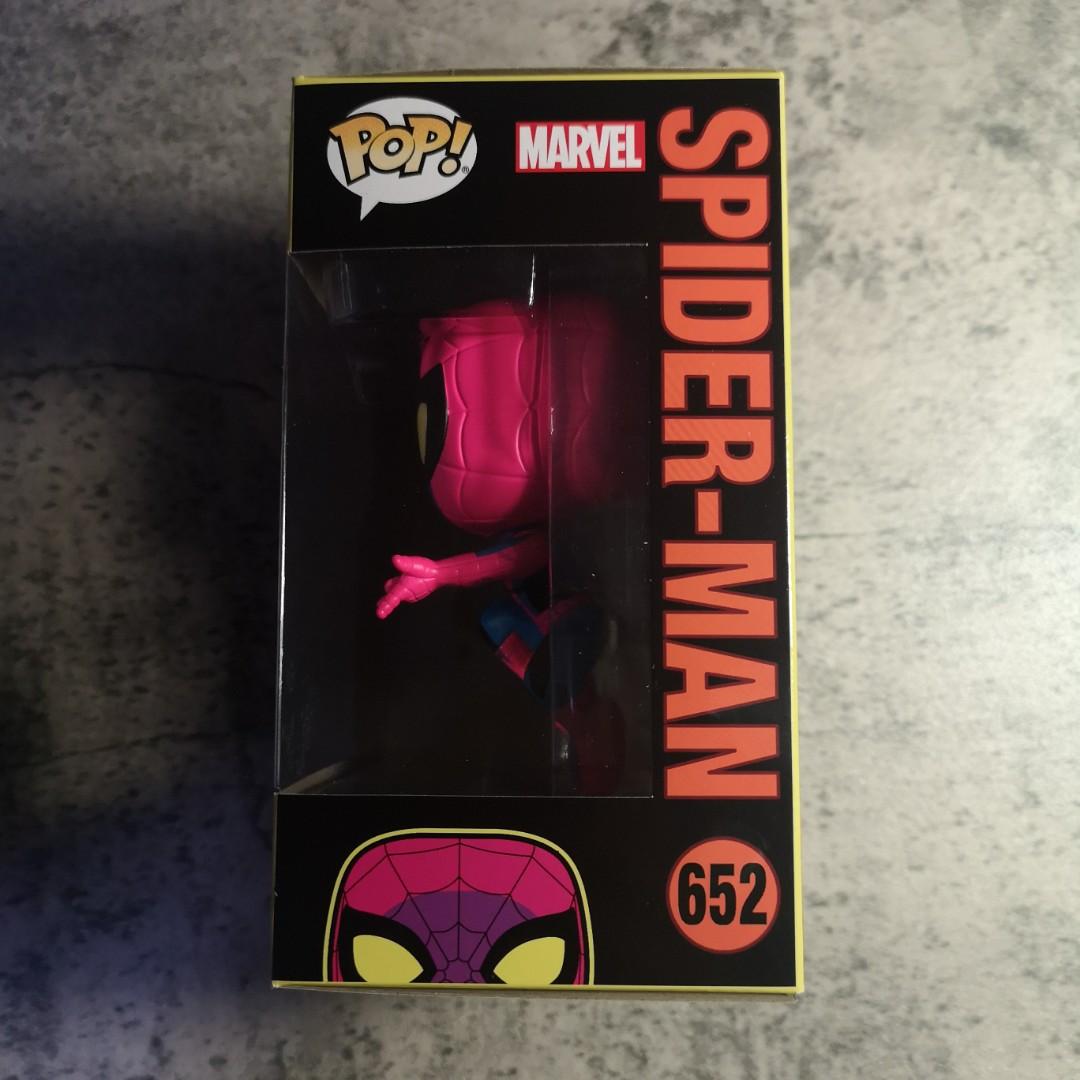 Amazon.com: Funko Pop! Marvel: Blacklight Spider-Man Vinyl