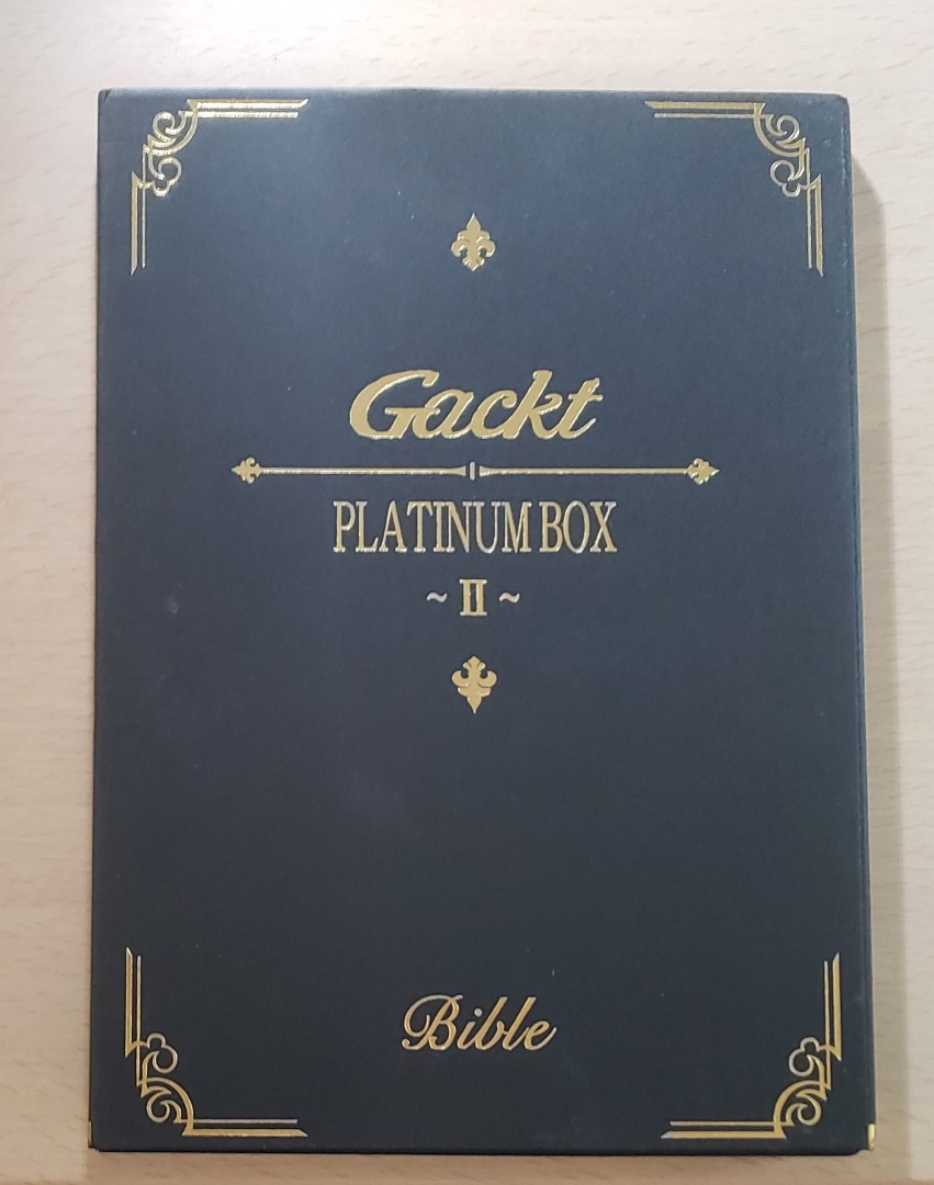 Gackt PLATINUM BOX II DVD, 興趣及遊戲, 收藏品及紀念品, 明星周邊